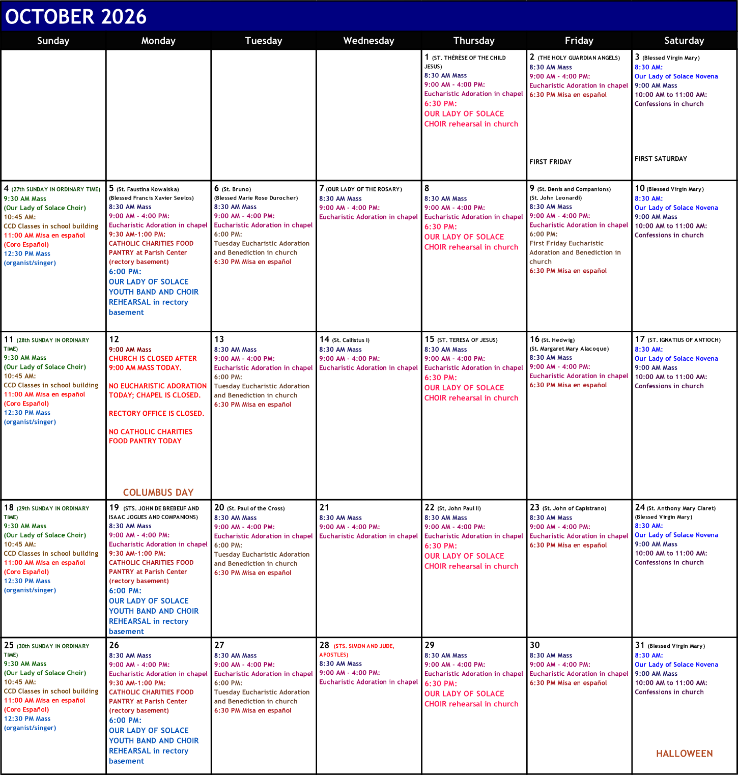 Calendar