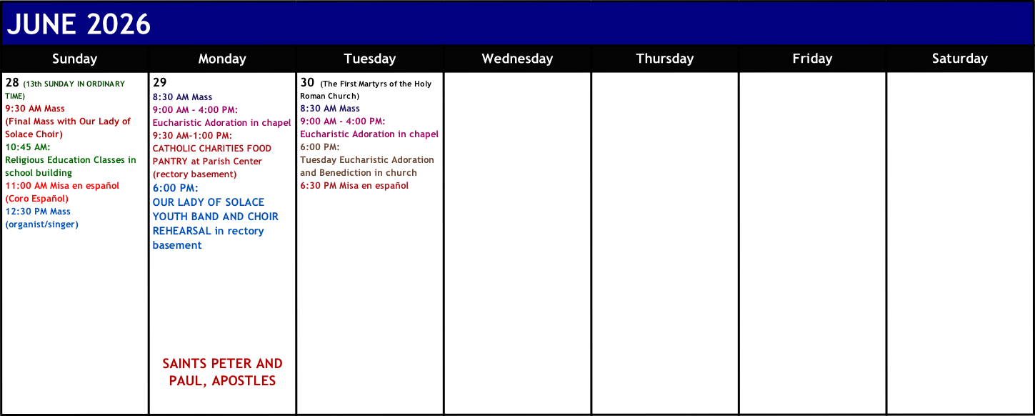 Calendar